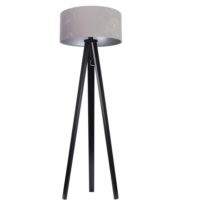 Lampa stojąca HOME 50 szara/srebrna/czarna