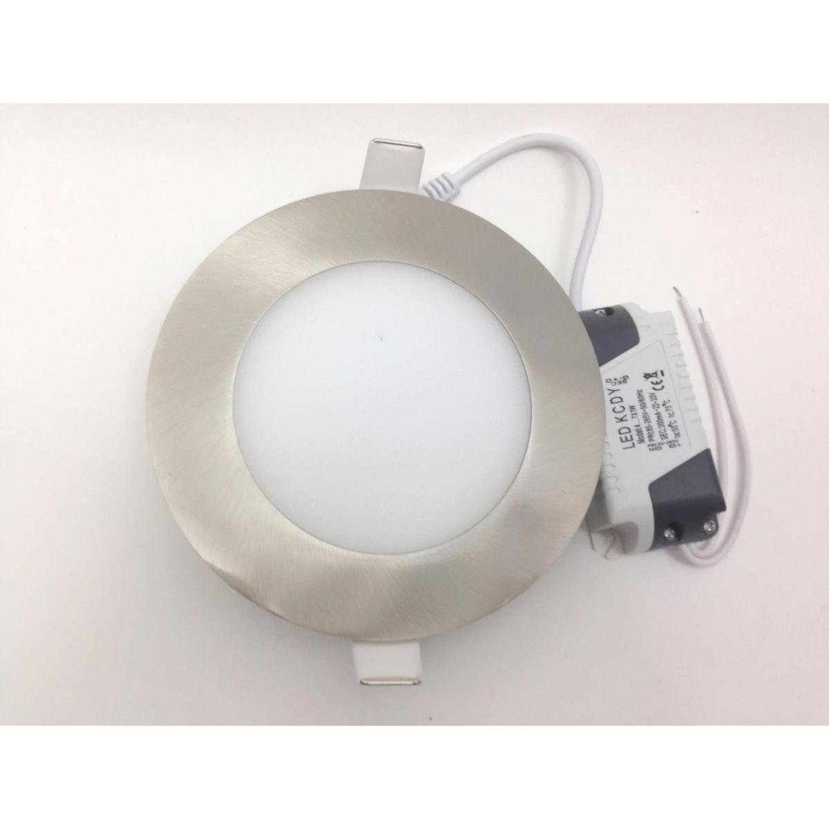 Spot LED Encastrable Rond ALU 6W - Blanc Froid 6000K - 8000K - SILAMP - 3