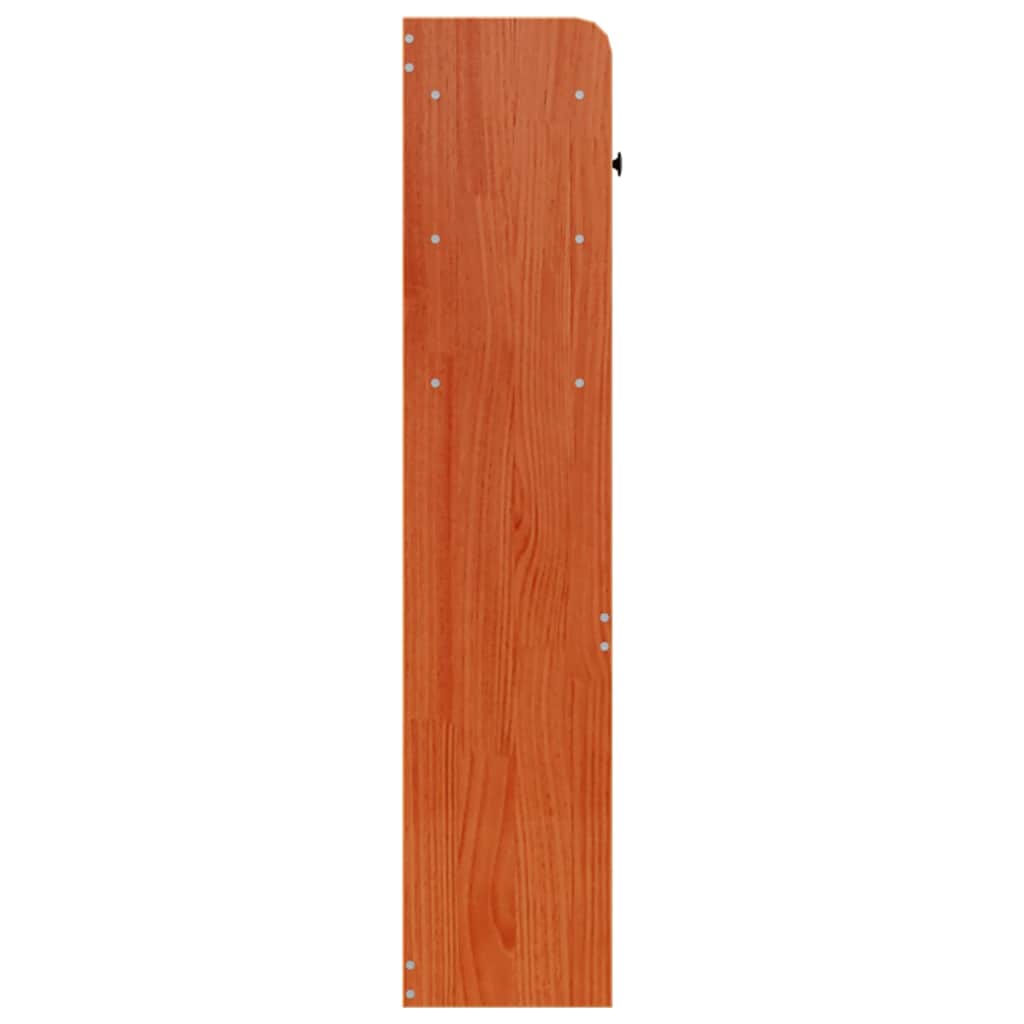 Cabeceira com arrumação 150 cm pinho maciço castanho-mel vidaXL - 5
