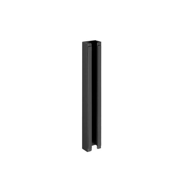Canalina verticale per scrivania 35cm, Nera - 2