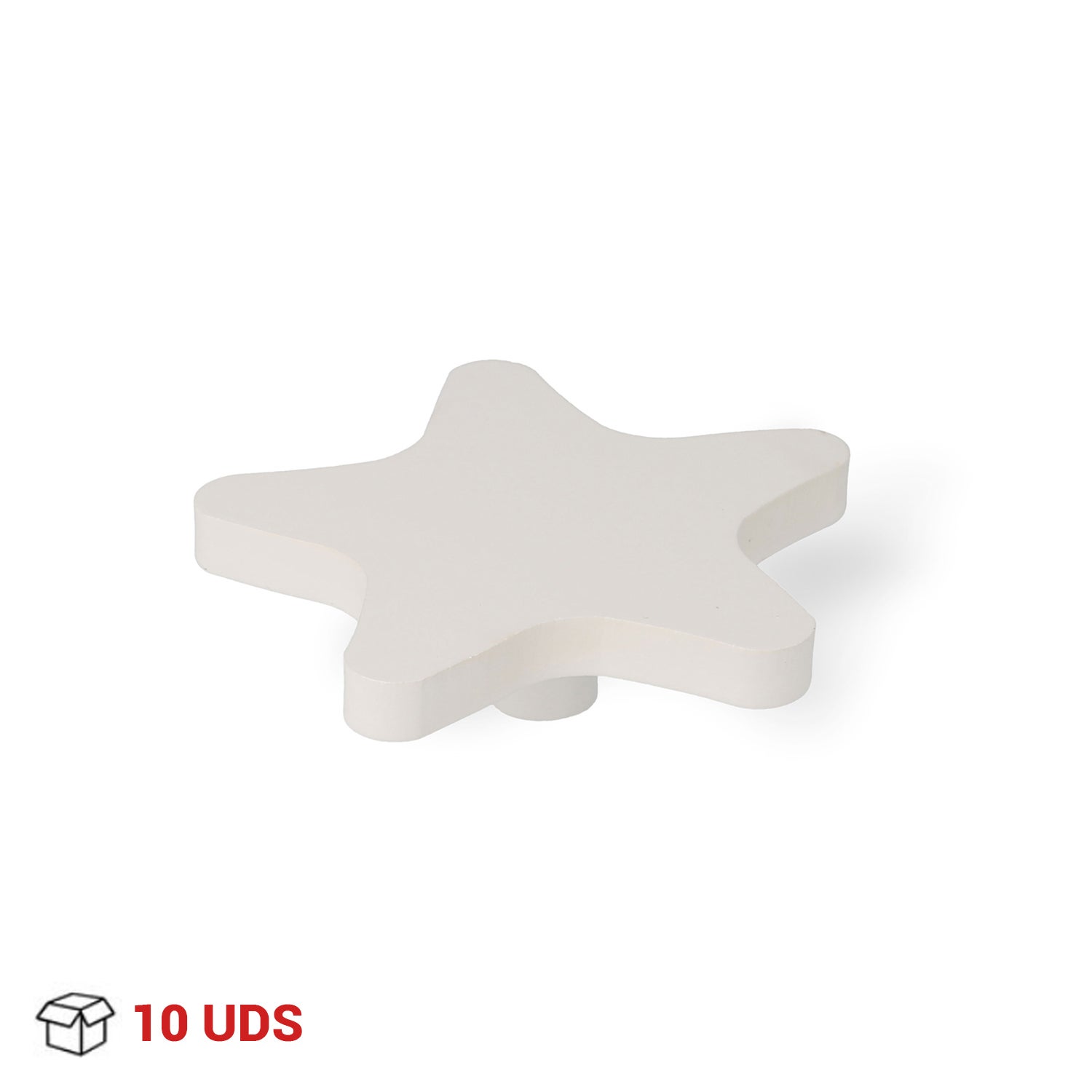 Knober Pomo Para Muebles Vintage De Cerámica, Color Blanco, Porcelana