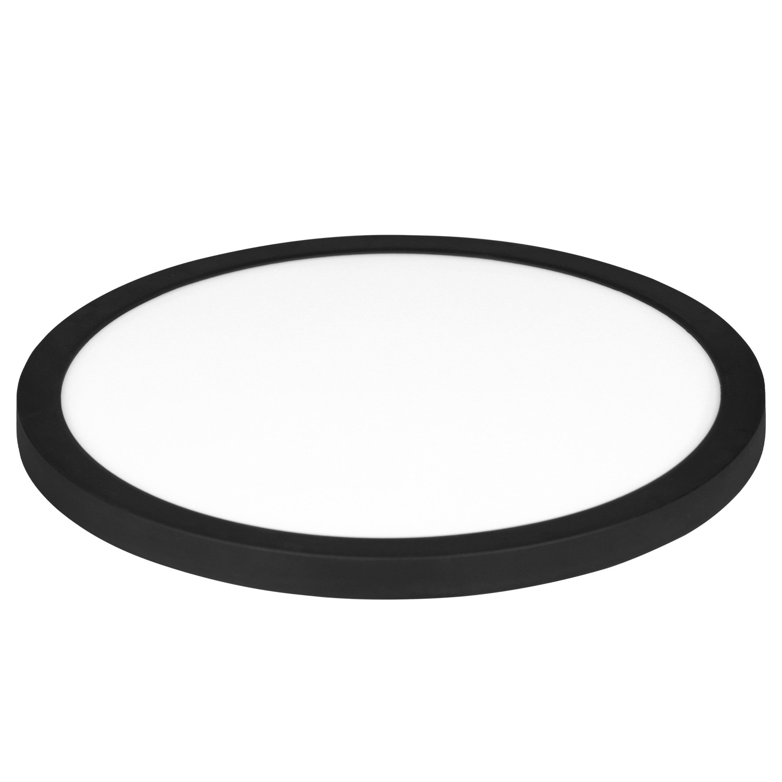 Panel LED 24W 30cm 4000K neutralna biel 2w1 lampa plafon sufitowy czarny XUDO - 2