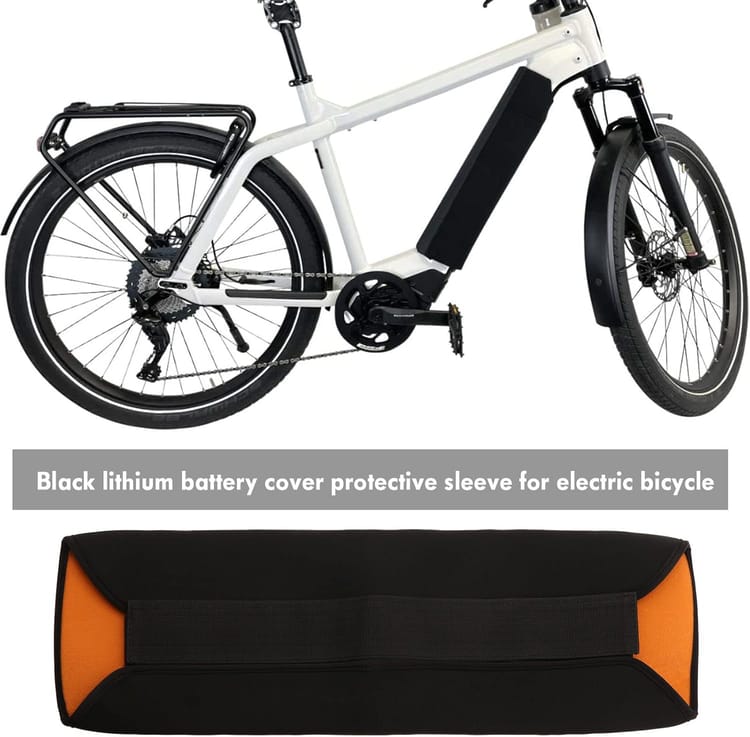 Housse de Protection pour Batterie de Vélo électrique, Universel Protection de Batterie de Vélo électrique, Protection de Batterie en Néoprène, Pour C - 3