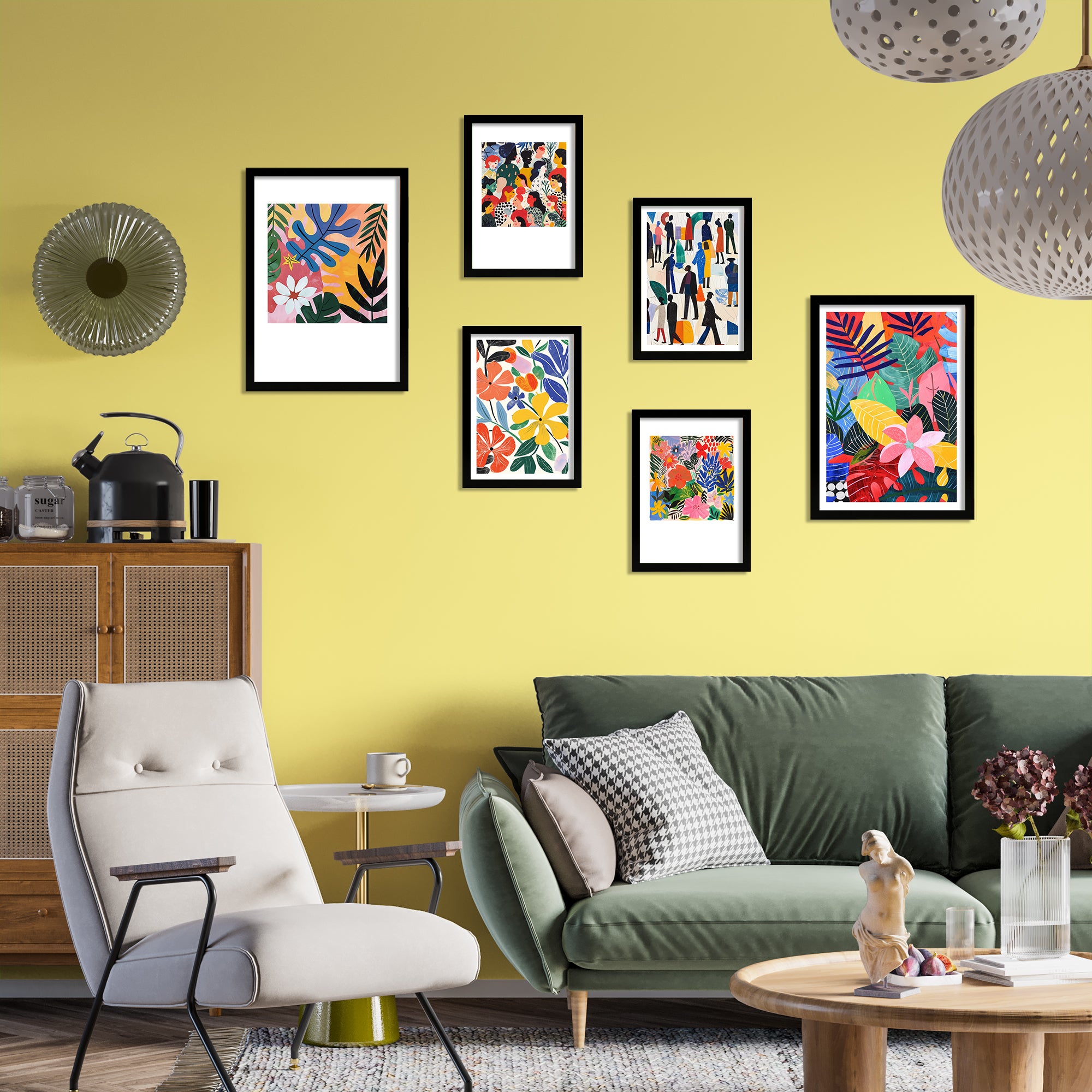 Nacnic Lot De 6 Affiches Inspiration Colorée De Matisse - 4