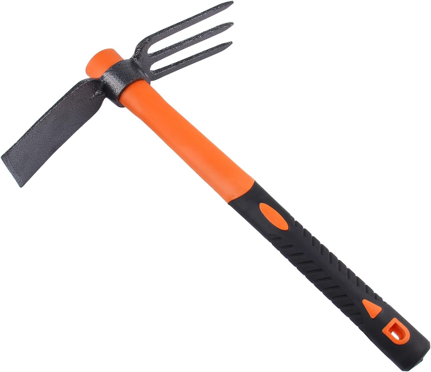 Pioche Robuste SEUICYNE Tête Acier Forgé Manche Fibre De Verre 38cm - Outil Camping Jardinage Prospection