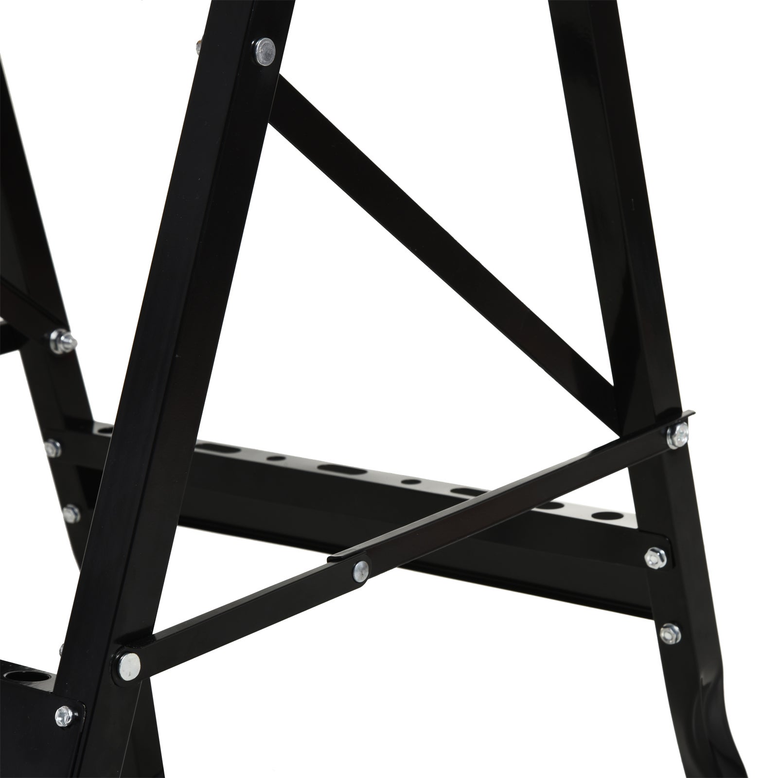 Bancada de Trabalho DURHAND Madeira, Preto Aço, MDF - 5