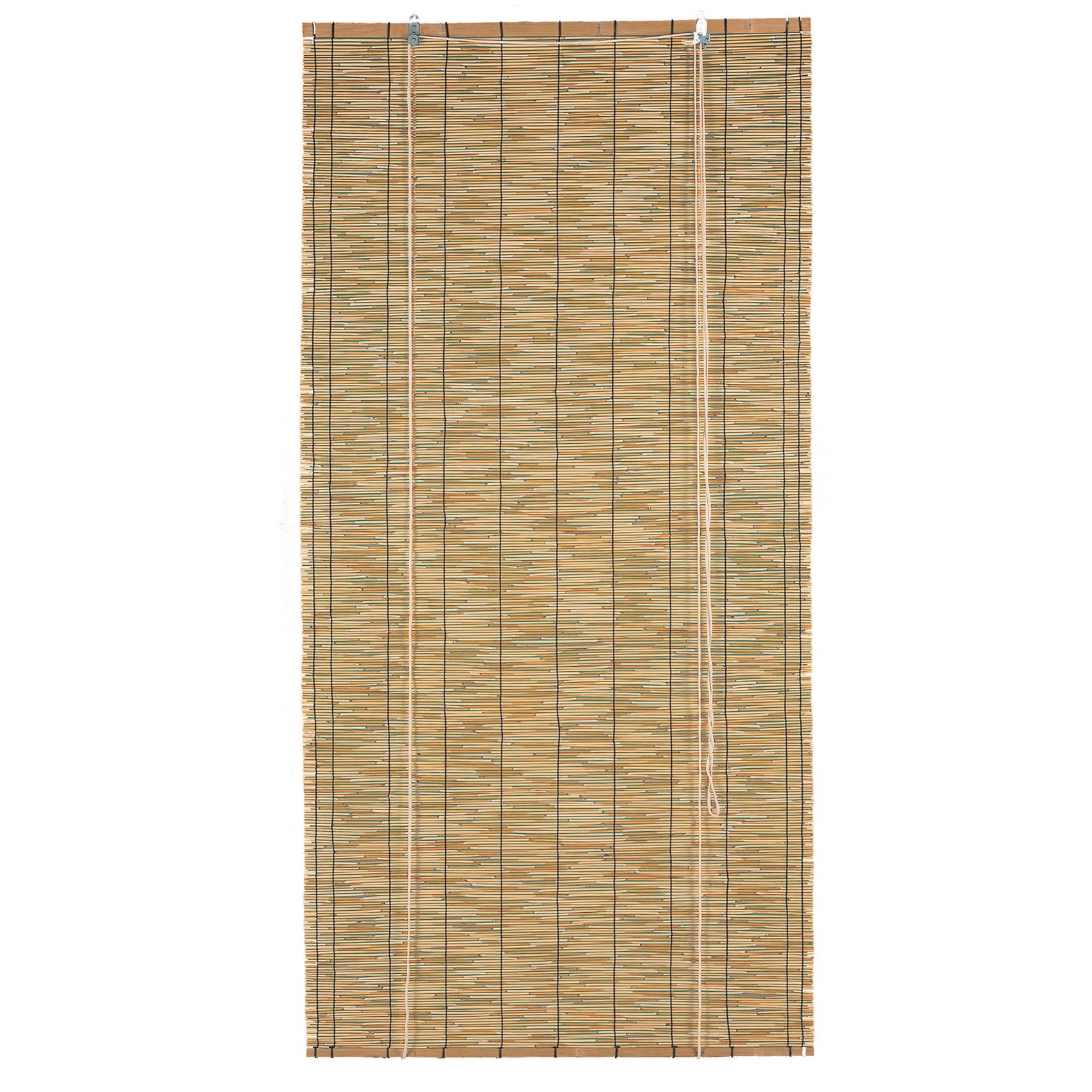 Store Enrouleur Bambou Naturel 120 X 220 Cm - Filtre Lumière Et Intimité Pour Fenêtres