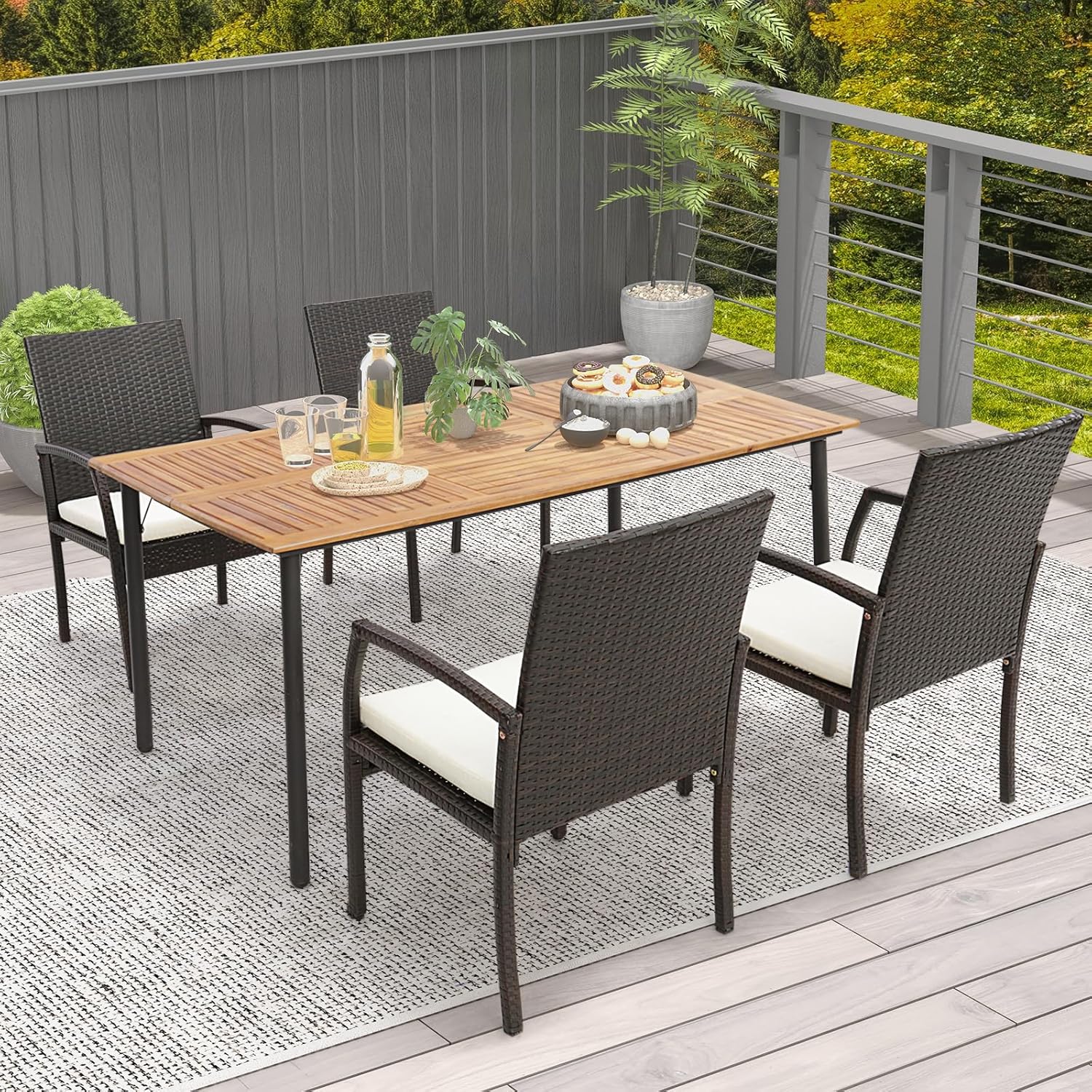 Rattan Sedie Da Esterno Ristorante Sedia Da Esterno Stock 19 Sedie