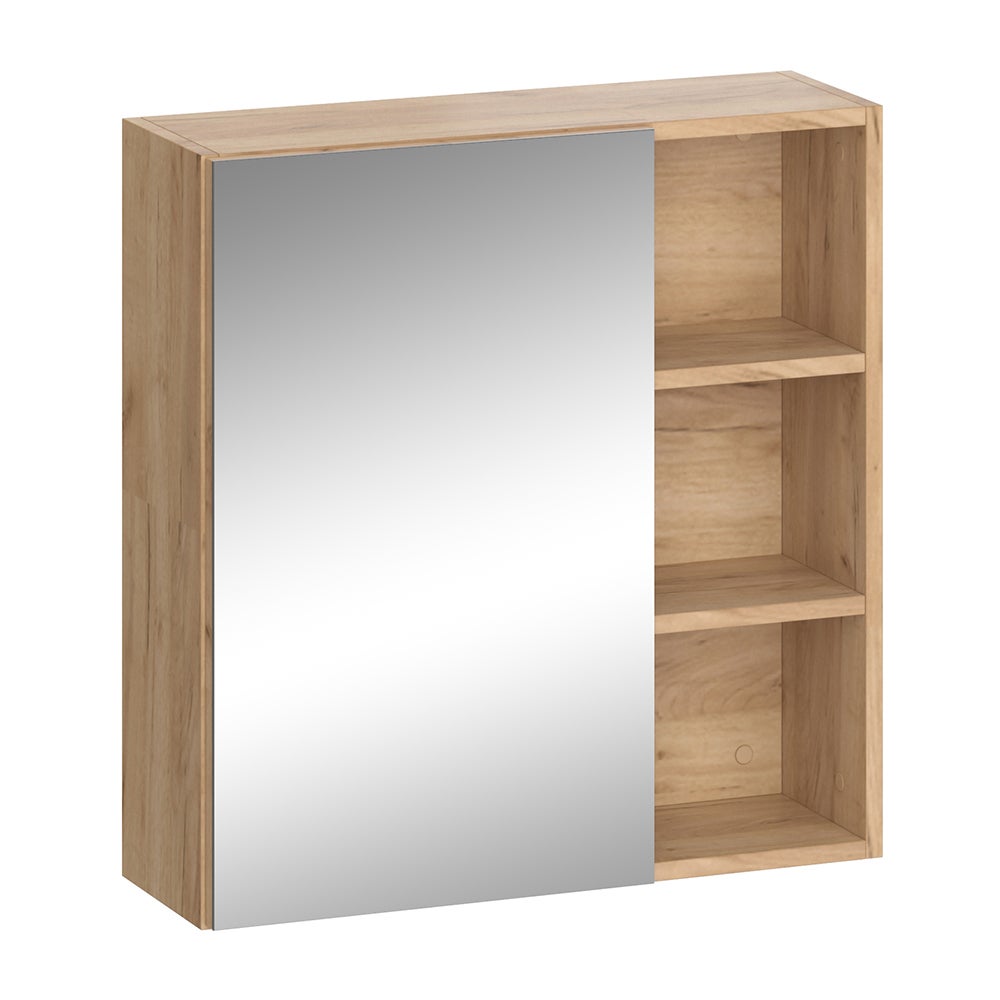 Vicco Szafka z lustrem w łazience Senyo, Antracyt, 62 x 64 cm