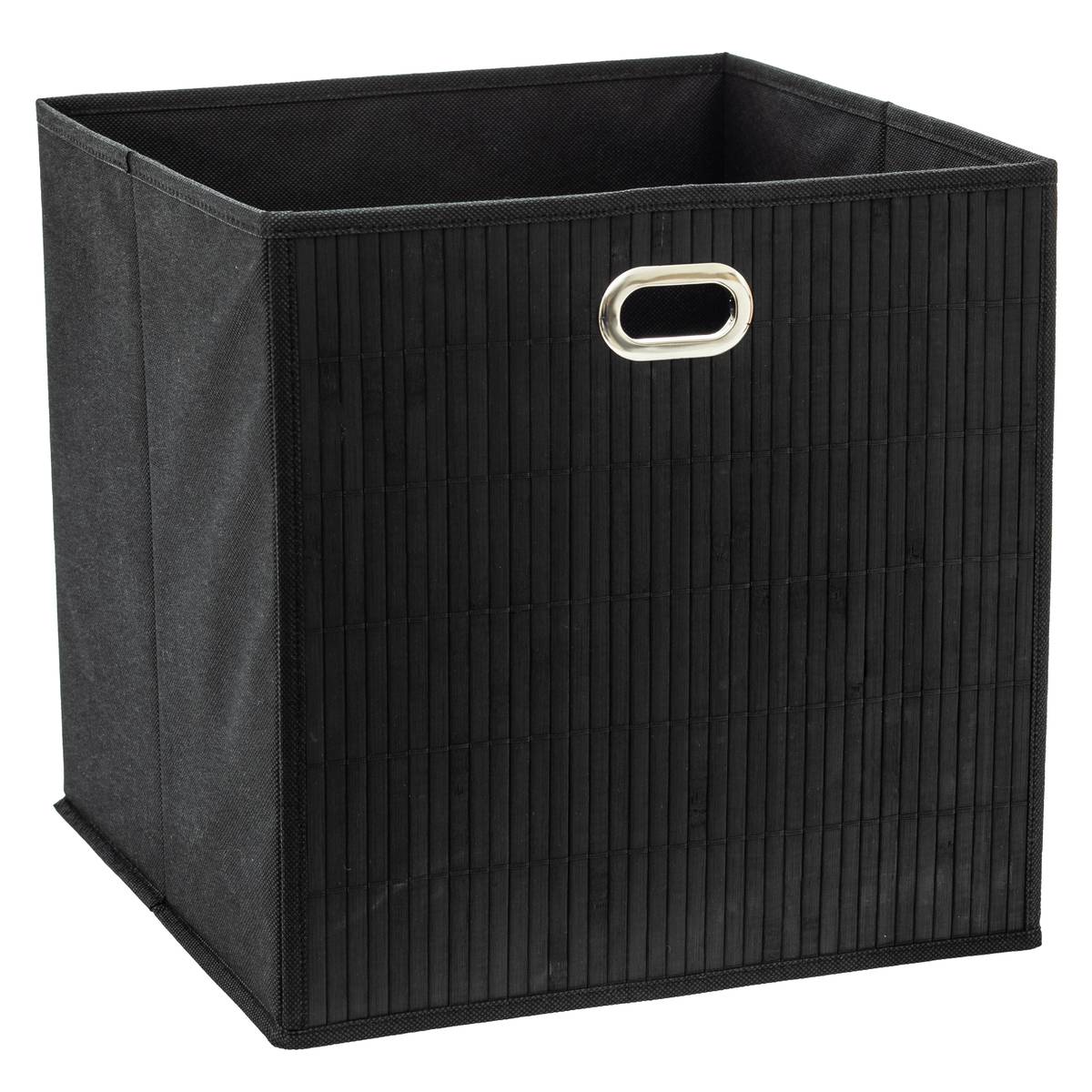 5five - Panier Tasso 31x31cm En Bois - Rangement Élégant Et Pratique