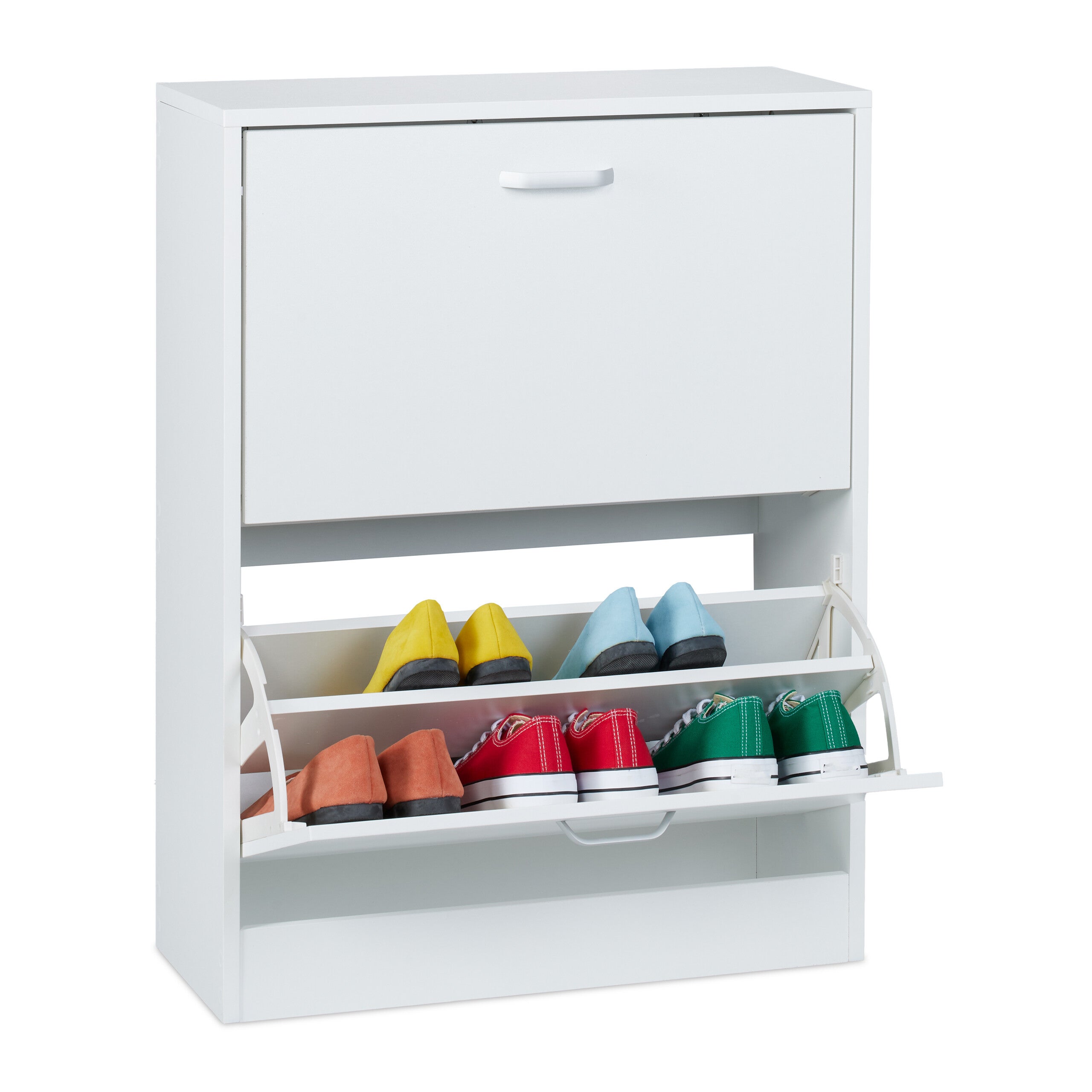 Deals Scarpiera Armadio Salvaspazio 10 Ripiani 60x30x160cm Fino a 27 Paia Di Scarpe Struttura