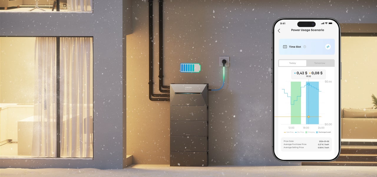 Kit Anker SOLIX Solarbank 3 E2700 Pro+4xFS20+A17X7311 - Sistema Fotovoltaico Balcone - 6