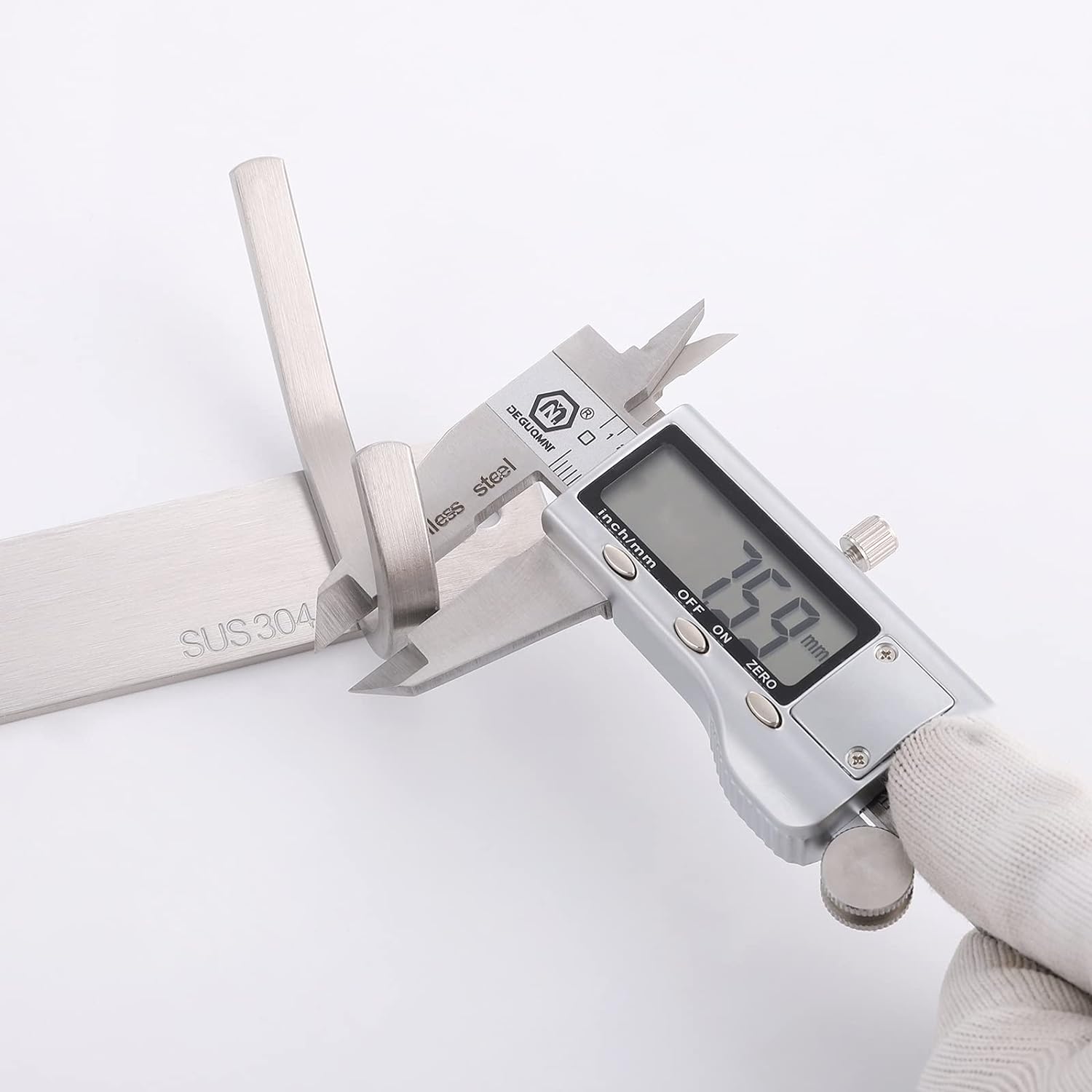 Patère Crochet Porte Serviette Salle de Bain SUS304 Acier Inoxydable Porte Manteau Support Mural Rangement Noir Mat (Argent brossé，3 Crochets) - 5