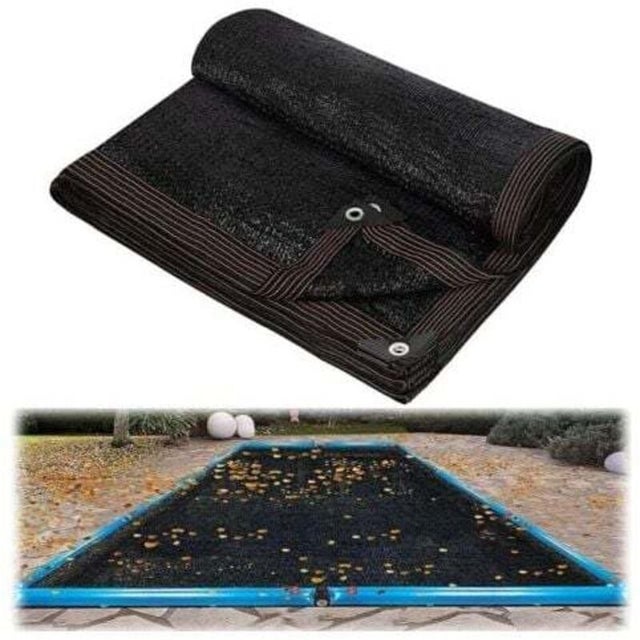 Epuisette Spa Filet à Feuilles Ovales U2013 Filet à Débris Pour Piscine Creusée, Filet De Piscine | Filet à Feuilles Ovale Dans Le Sol, Couverture D'hiver Robuste En Epuisette Piscine