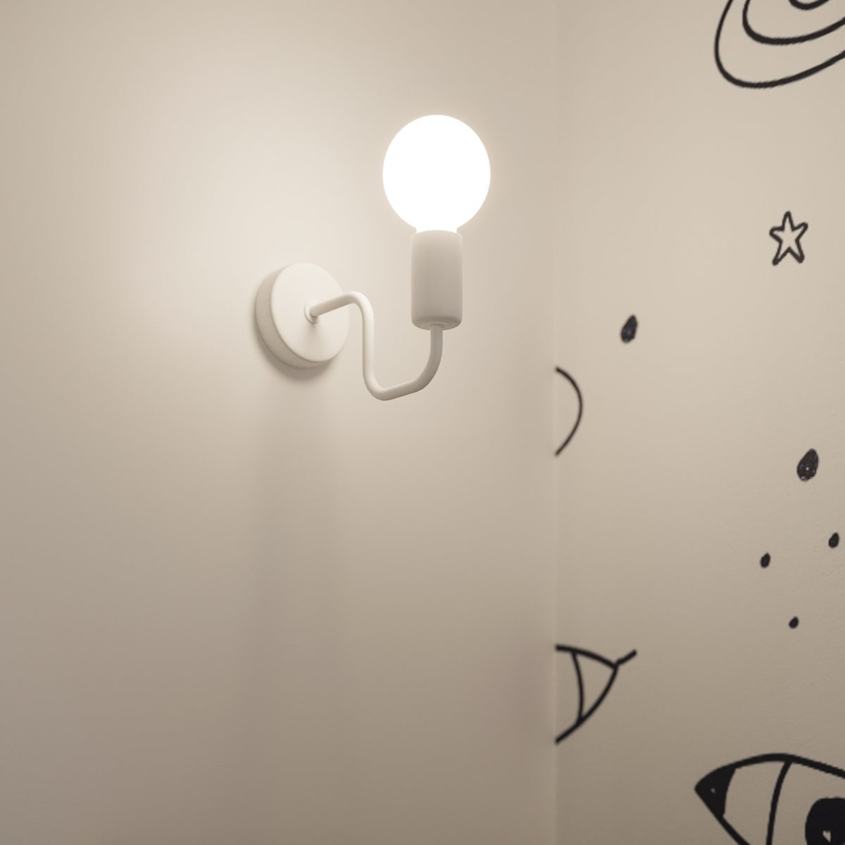 Żyrandol INFINIX 4 biały LED 4000K - 78x58x15.5cm Sollux - 6