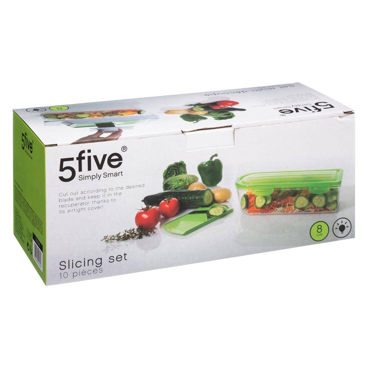 KRAJALNICA SZATKOWNICA Slicer zielona z plastiku i metalu - 2