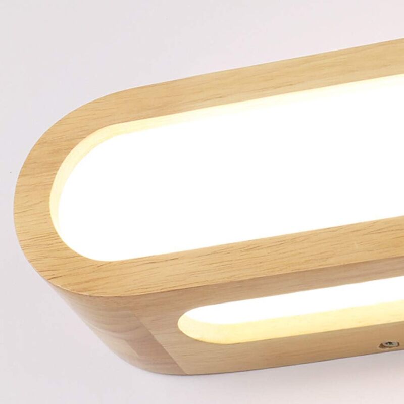 Applique murale LED d'intérieur, à intensité variable, pour salon, chambre, escaliers, couloir, salle de bain (45 cm) - 4