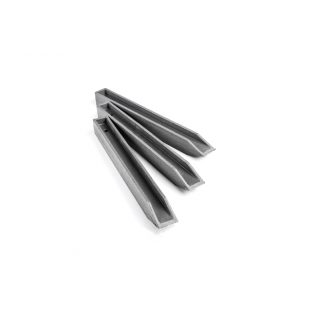 Piquet Ecolat pour bordure de jardin (Ecopic, lot de 10) - Gris 28 cm 28