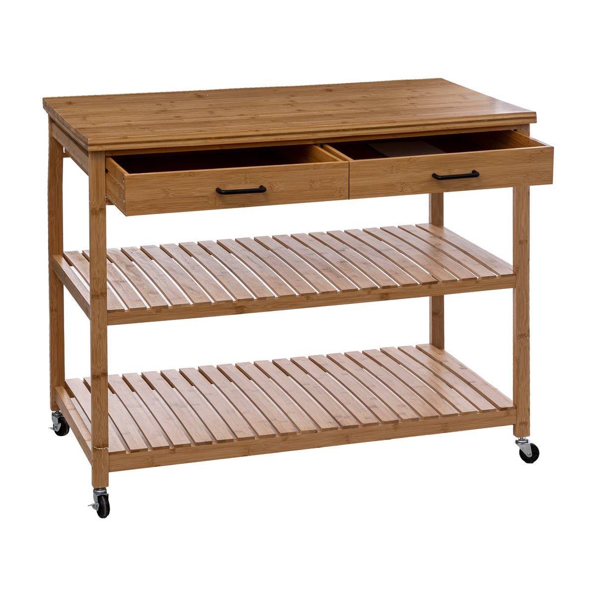 Ilot 2 tiroirs/2 niveaux 