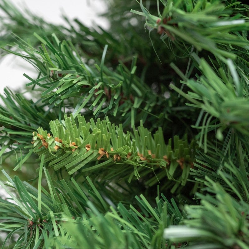 Albero Di Natale Artificiale Slim Yaheetech 183cm - Verde, Con Base A X, Ideale Per Spazi Piccoli