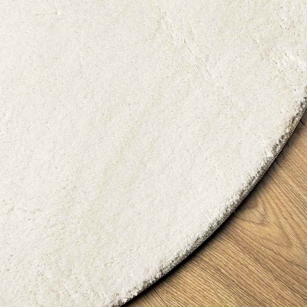 Tapis de surface HUARTE Crème 80 x 150 cm Polyester vidaXL - 5