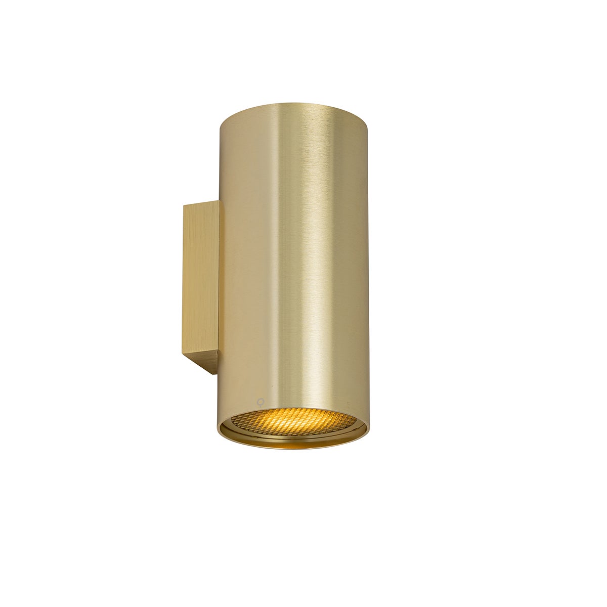 Qazqa designerski lampa up &amp; down - Sab - gold, okrągły, max. 10w, gu10, z 2 punktami świetlnymi, 9.6cm, IP20 oświetlenie