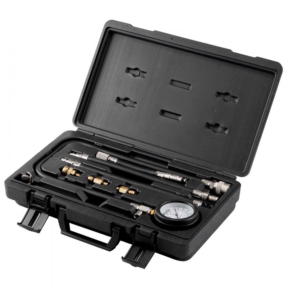 Kit testeur de compression 9 pièces avec manomètre 0–300 psi | Leroy Merlin