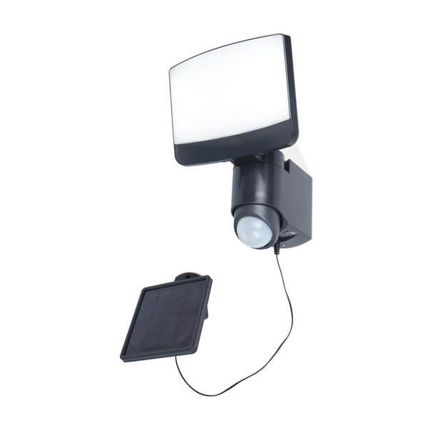 Naświetlacz solarny LED Sunshine antracytowo-biały LED 8W 5000K 500lm czujnik ruchu IP44 tworzywo sztuczne Lutec