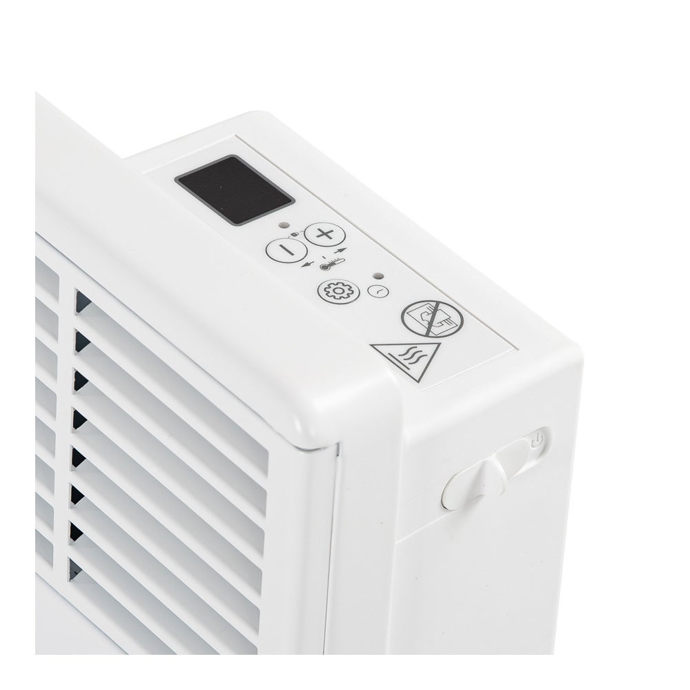 Grzejnik elektryczny 2000W konwektorowy energooszczędny ścienny biały Intuis BASIC D - 5