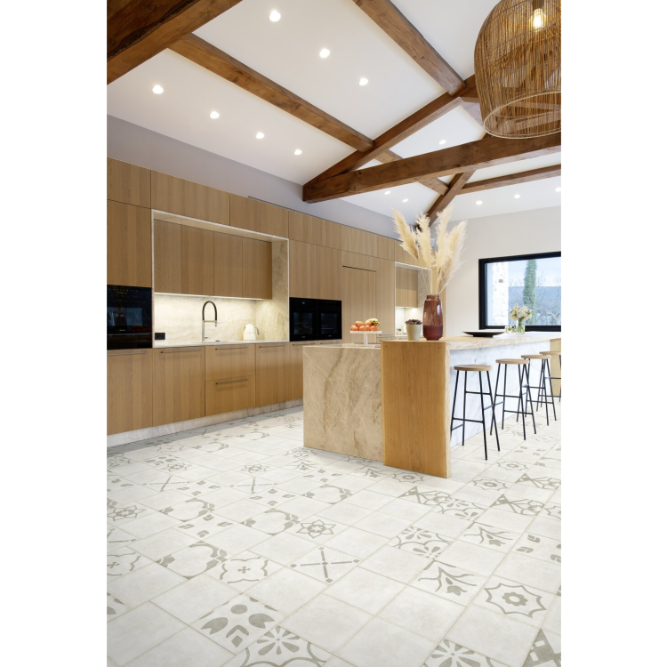 Dalle PVC autoplombante sous-couche intégrée effet carreaux ciment nomade GERFLOR Senso Unik - 3