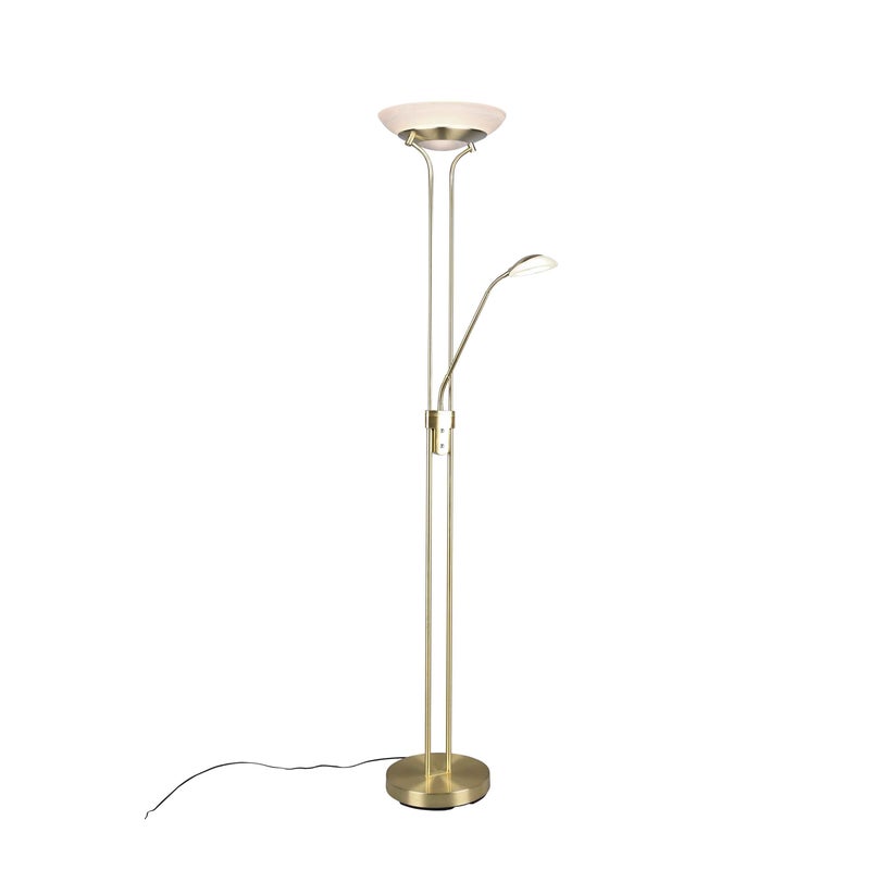 Lampa podłogowa stojąca Orson złoto-biała LED 31.5W 3000K 3150lm wym: 180 x 32,5 x 32,5 cm metal RL