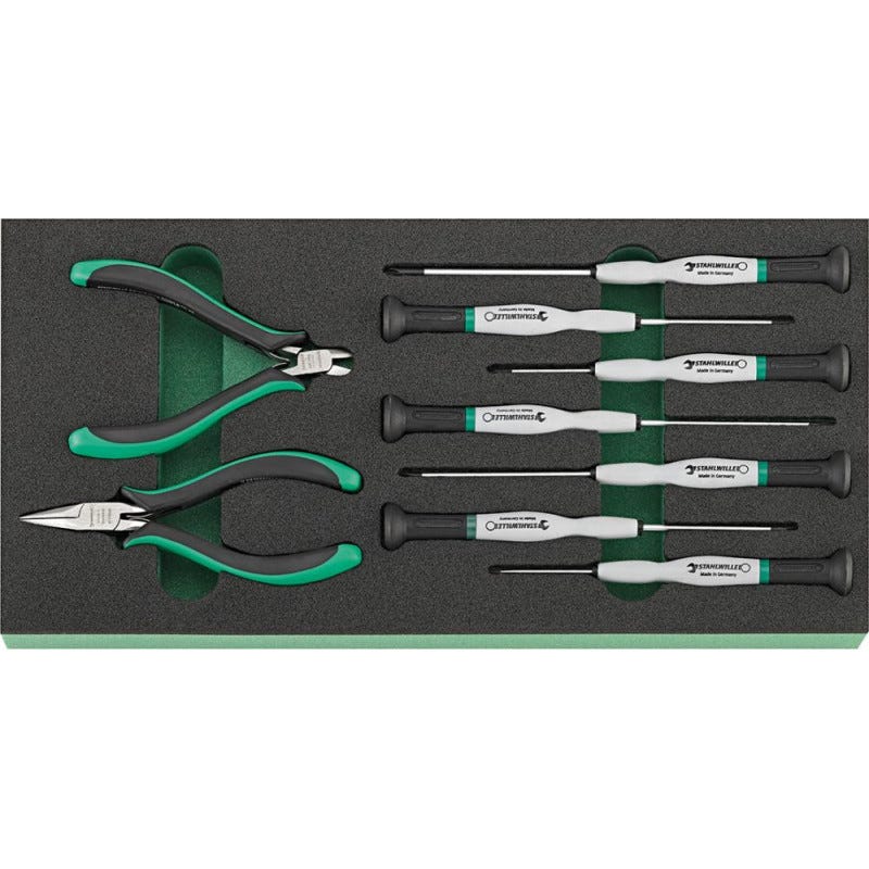 Wera 2go E 1 Kit d'outils électroniques, Set d'outils Noir, 73 pièces Wera 2go E 1 Kit d'outils électroniques, Set d'outils Noir, 73 pièces