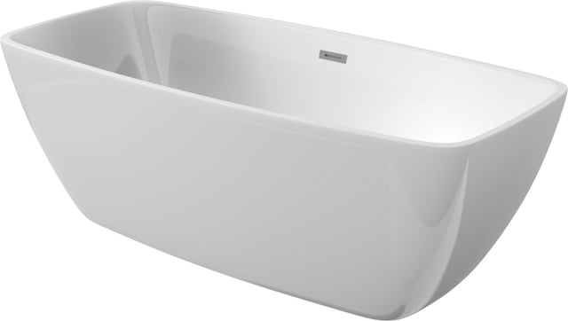 Vasca da bagno in acrilico a libera installazione modello rettangolare 150 cm EKOMAT Anemon KDM_015W - Bianco