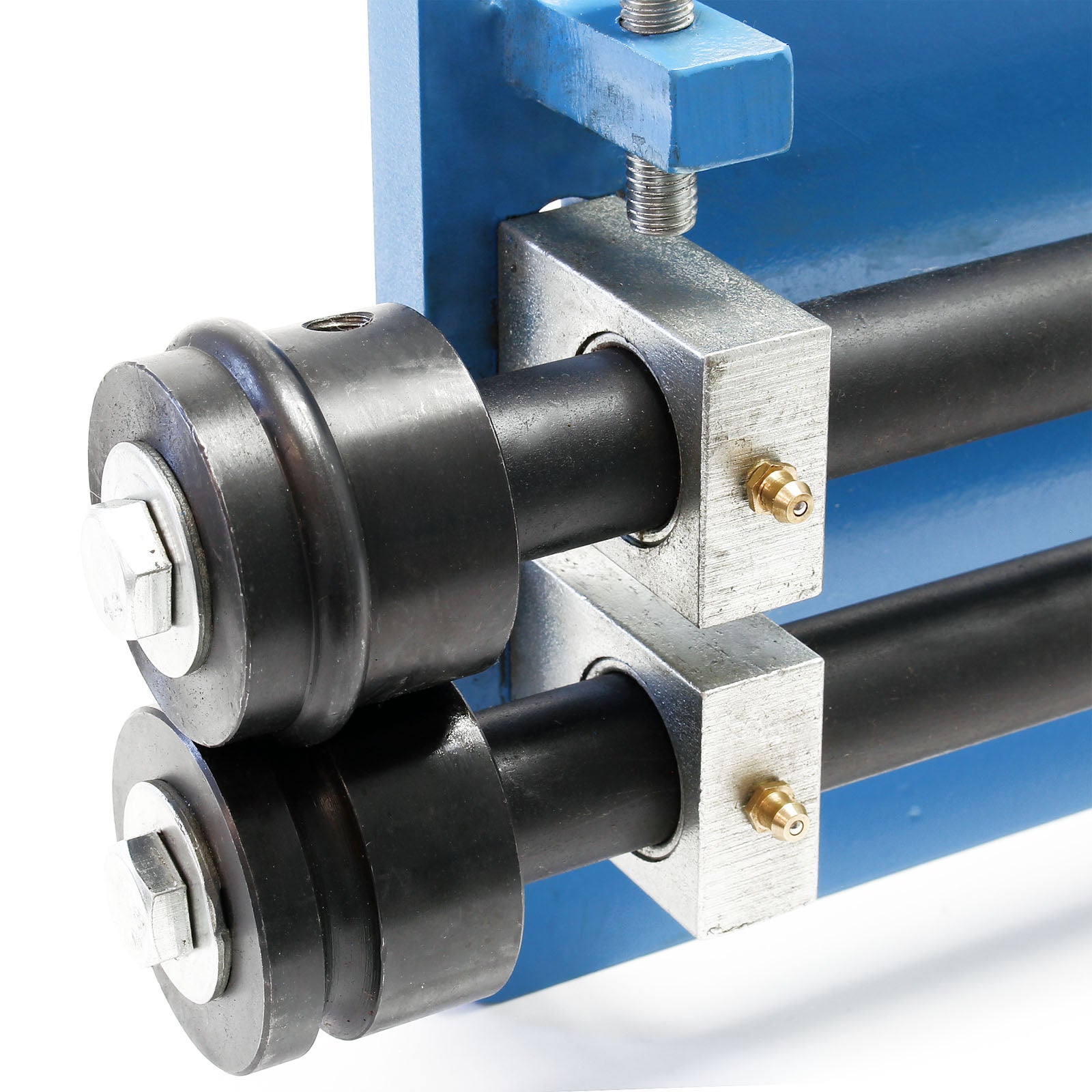 Bordatrice manuale per lamiera con matrici per bordatura e nervatura - 5