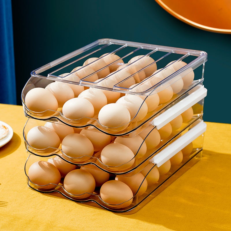 Boîte Rangement œufs Transparente - 6 Compartiments - 15,5x7x10,3 Cm - Polypropylène - Pour Frigo, Camping, Pique-nique
