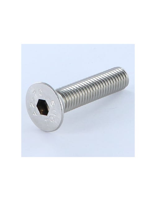 Tornillo metales Inoxidable A2 FHC cabeza fresada cavidad hexagonal ...