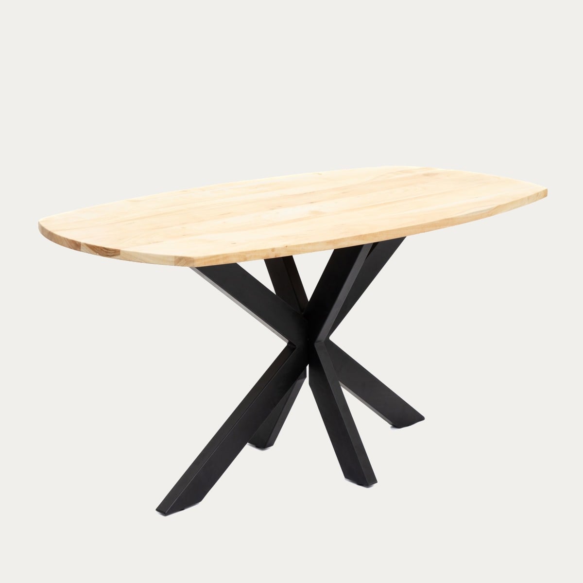 Stół GLIMA lite drewno akacji + metal 160x80x76 cm HOMLA