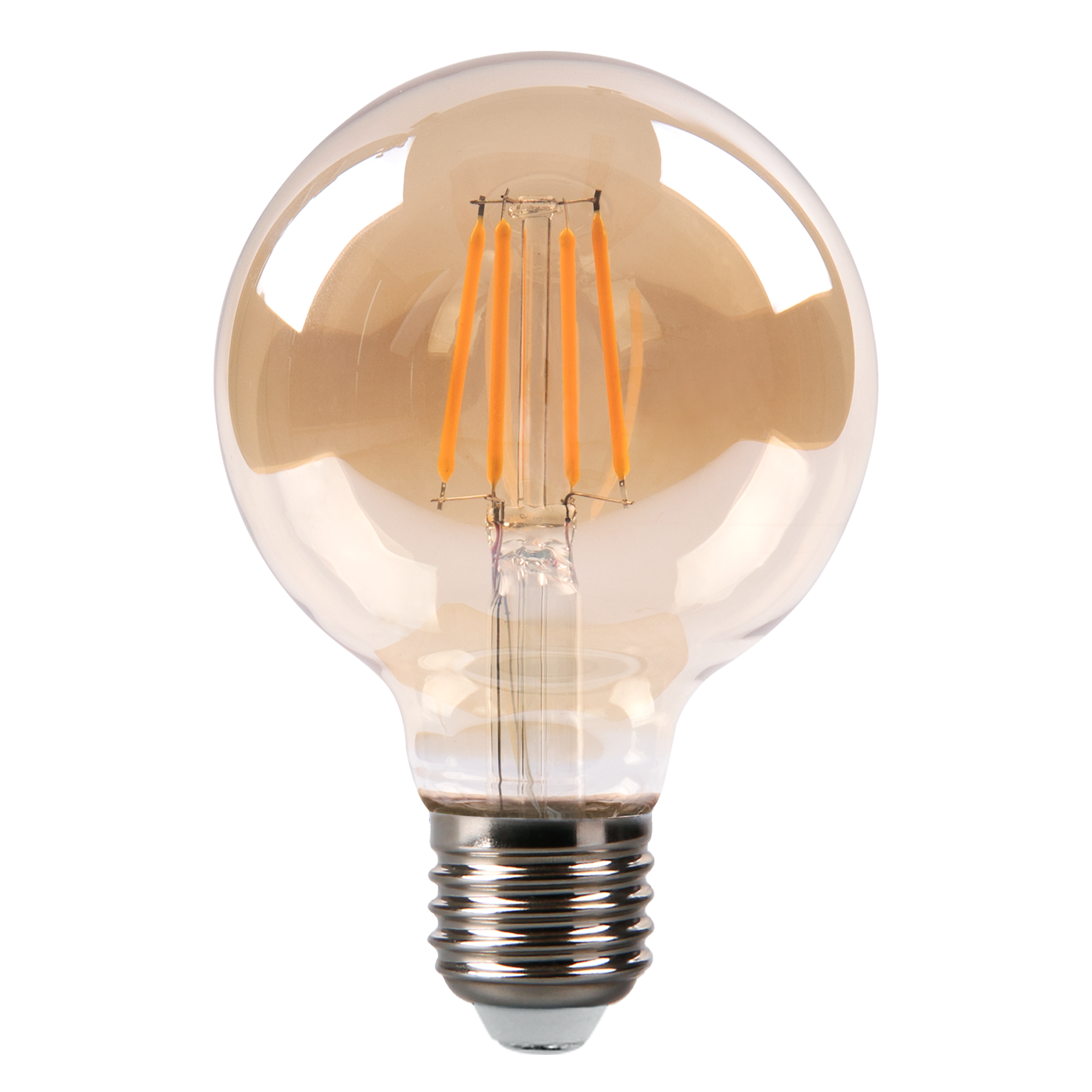 Żarówka LED E27 Filament G80 6W 80x120mm IP20 2700K ciepła biel 3 ...