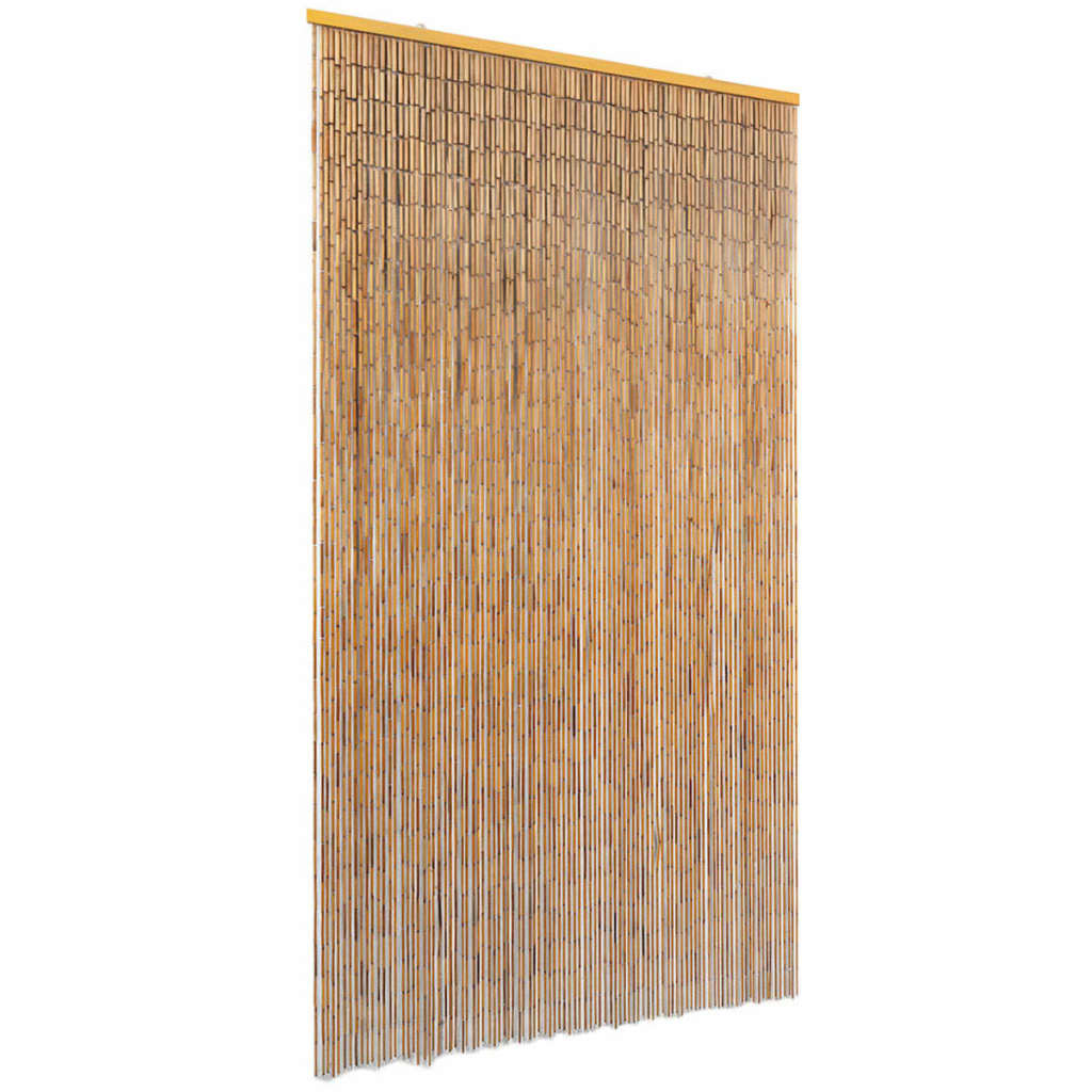 Rideau de porte moustiquaire en bambou 100x200 cm - COMFORTXL - 2