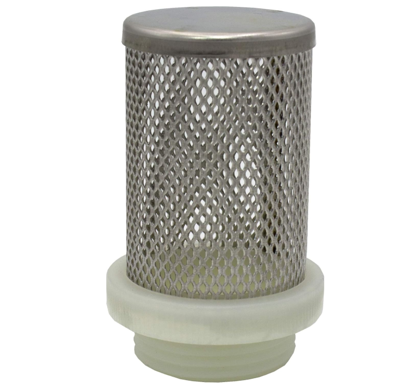 Crépine 13217 pour clapets anti-retour 1", panier en acier inoxydable ...