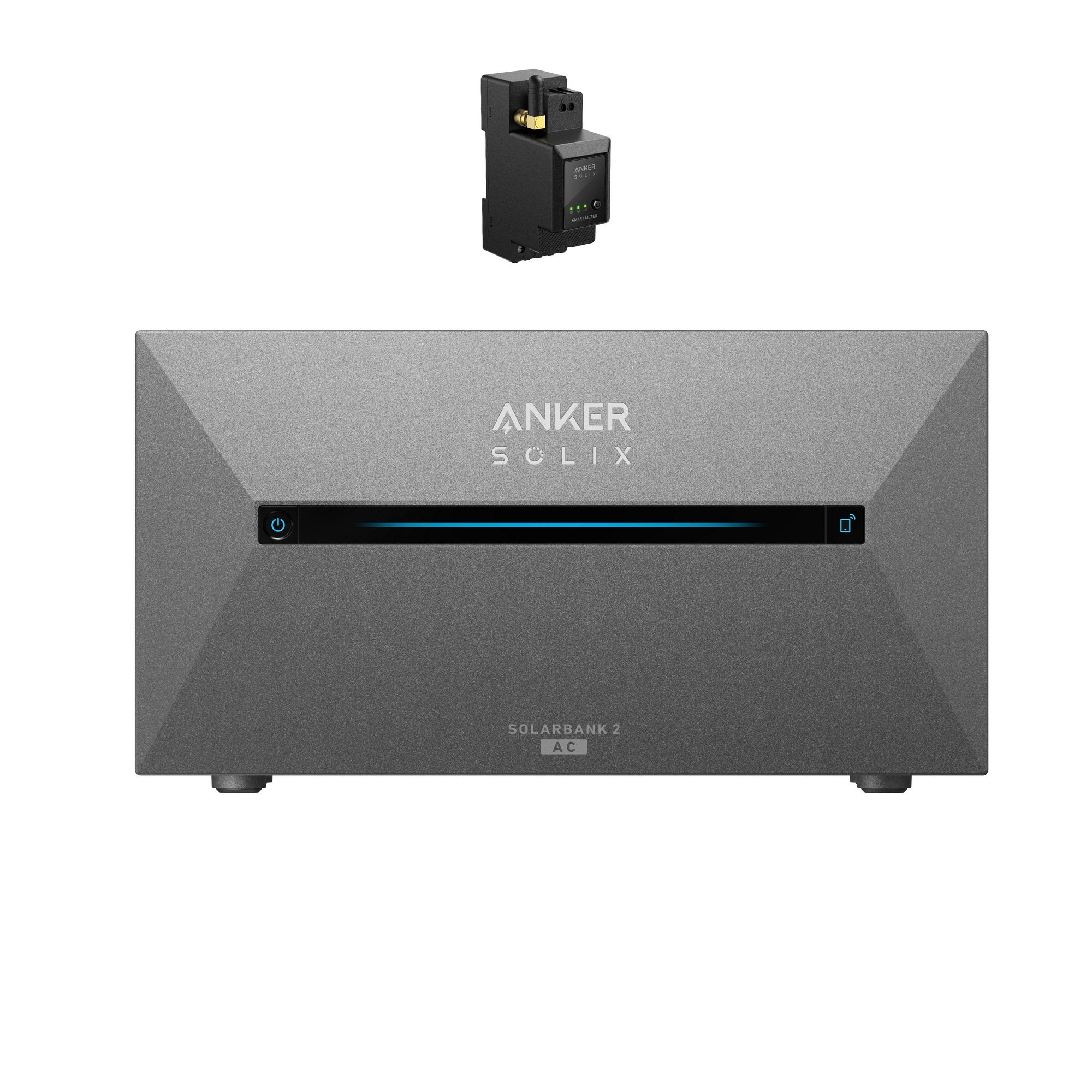 Anker Solix Solarbank 2 E1600 Pro z inteligentnym licznikiem – Balkonowa elektrownia fotowoltaiczna Plug and Play 1600Wh, 4 MPPT (2400W)