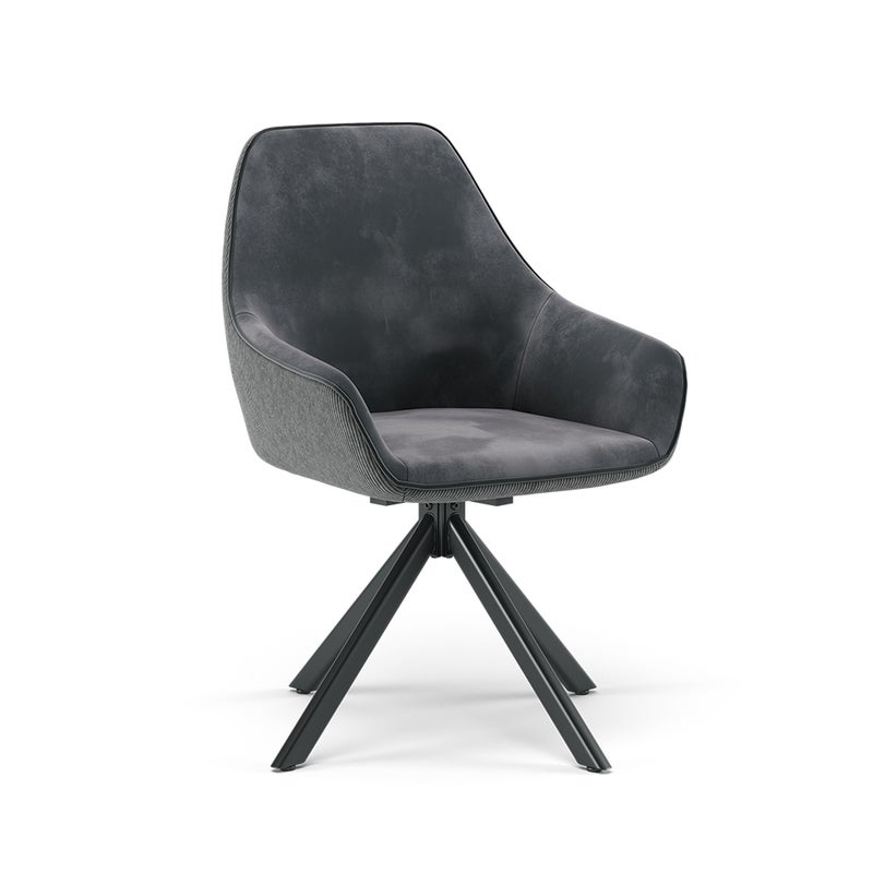 Vicco Fotel wypoczynkowy Eleganza, Antracyt, 60 x 89 cm