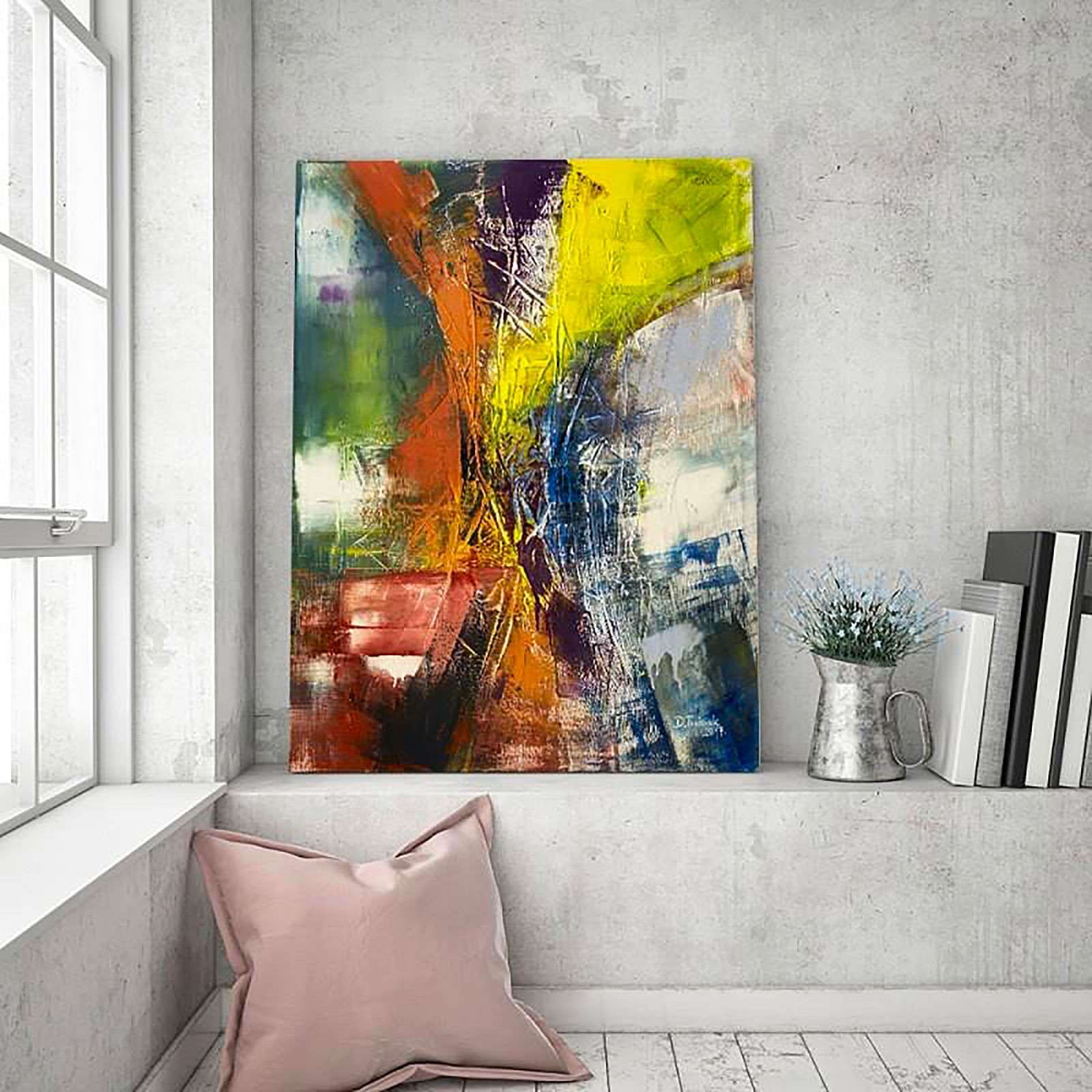 Tableau abstraction 72 - 40 x 50 cm - 3