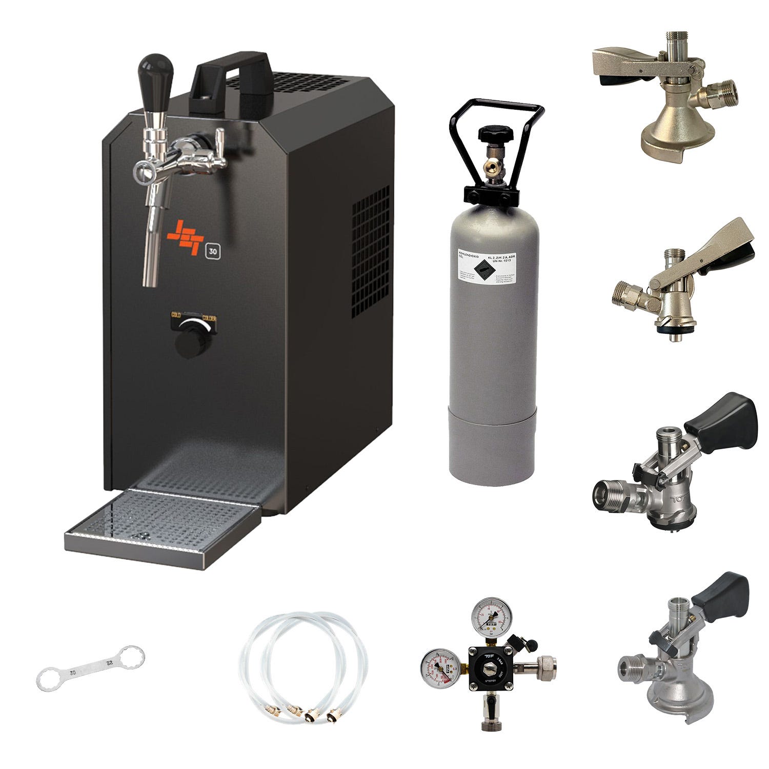 Ensemble complet - Tireuse a biere JET 30 machine a biere, pompe a ...