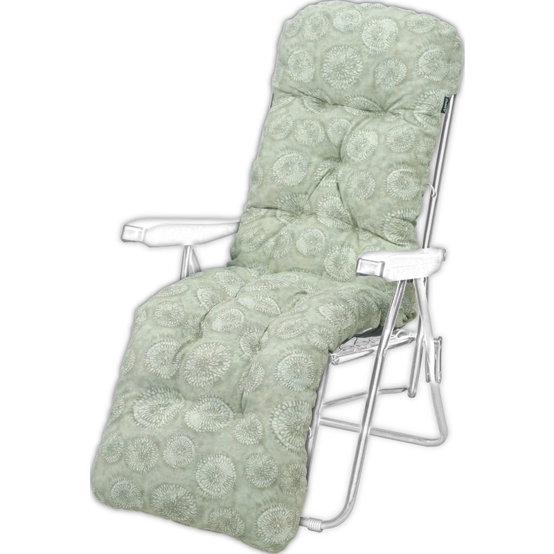 Poduszka ogrodowa na leżak z podnóżkiem AMPO beżowy 1 szt.