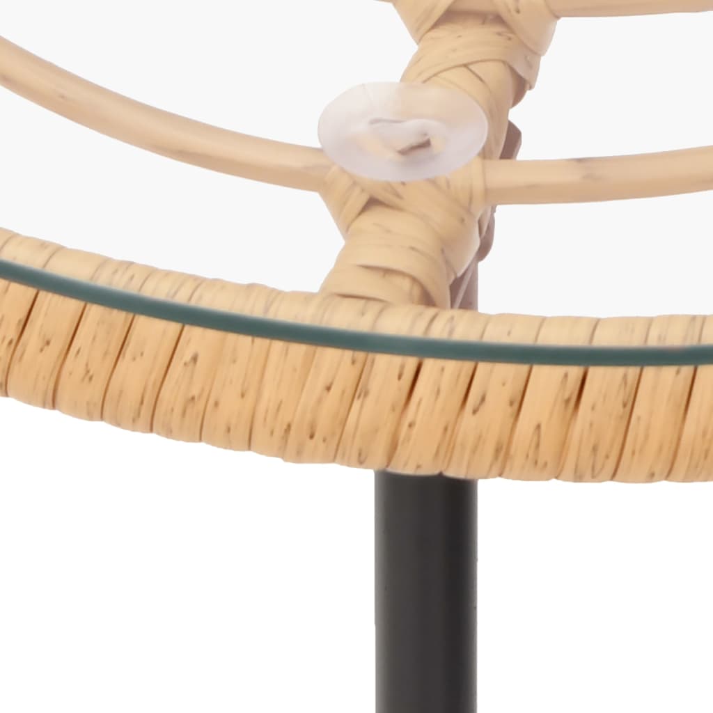 Maison Exclusive - Set da Pranzo da Giardino 3 pz in Polyrattan - 9