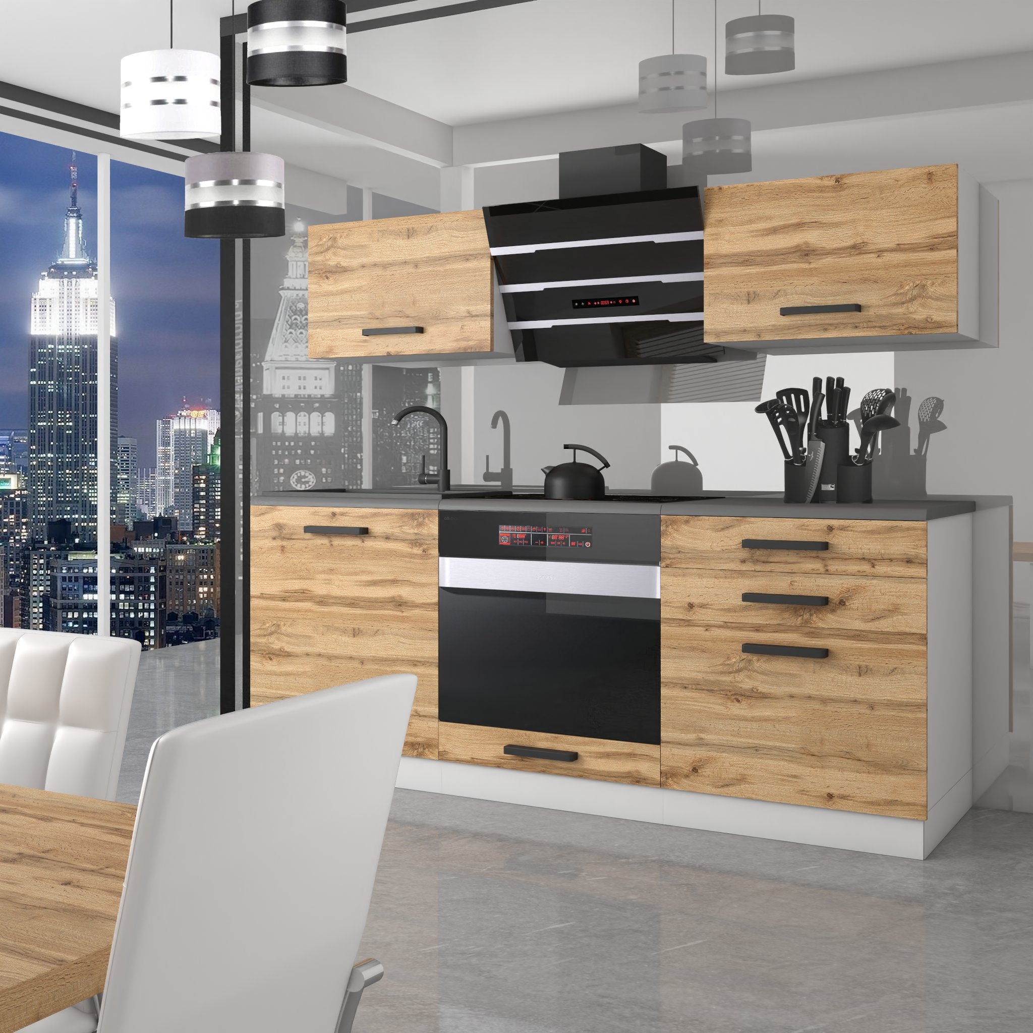 BELINI Cuisine Equipee Complete CINDY - 300 Cm. Cuisine Complete Sans