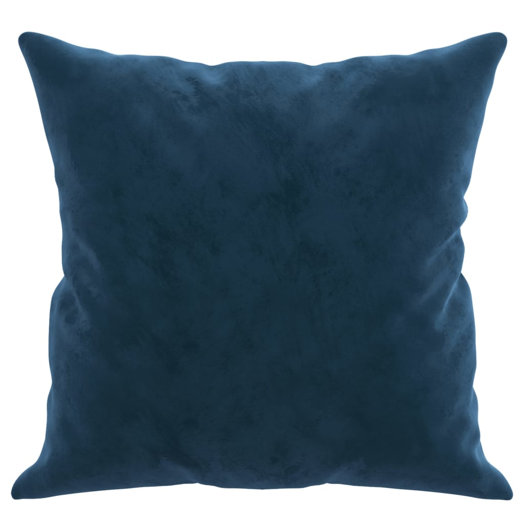 Maison Exclusive - Coussins décoratifs lot de 2 Bleu 40x40 cm Velours - 4