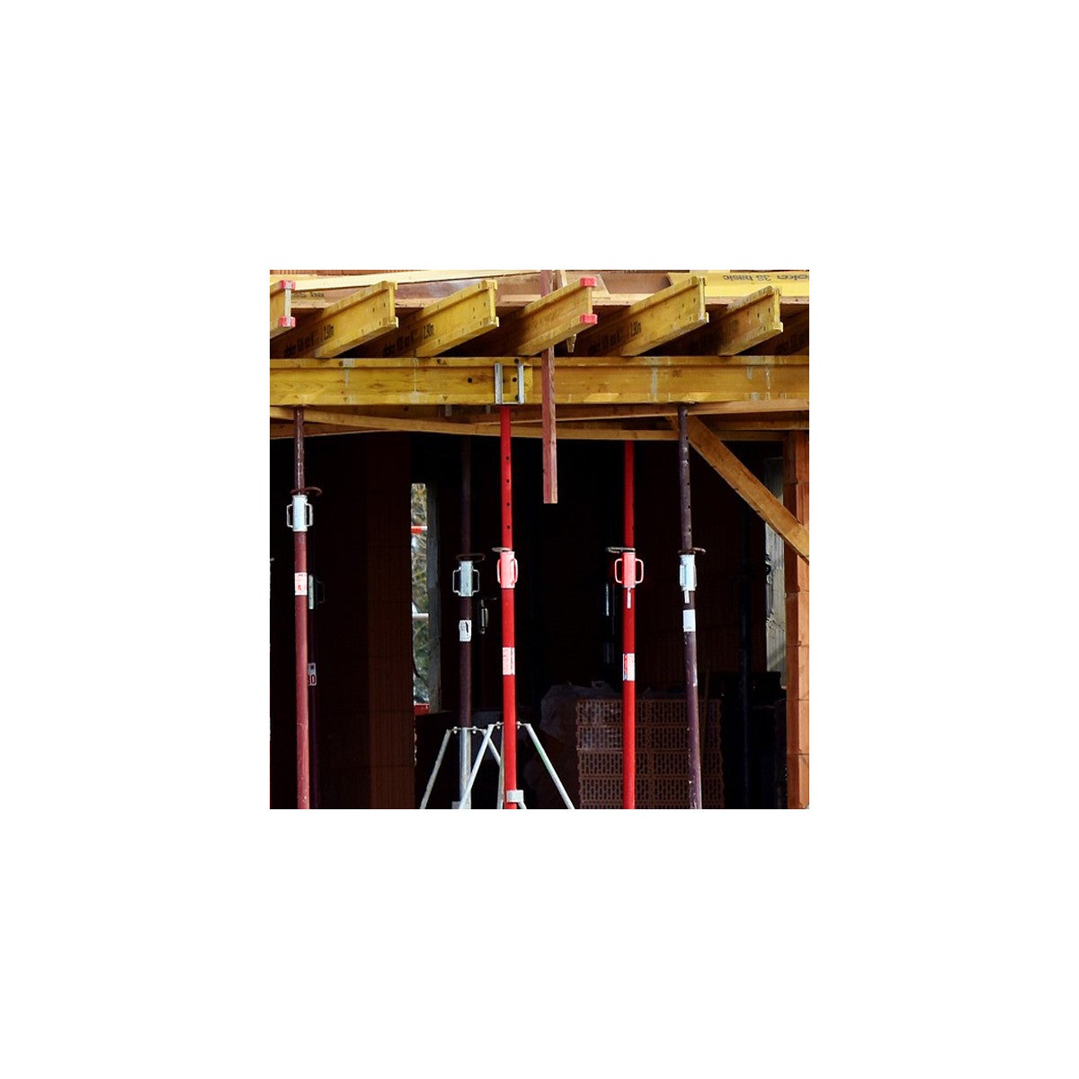 ÉTAI DE MAÇON PEINT DE 2.50 A 4.50 M ÉCROU ACIER - 3