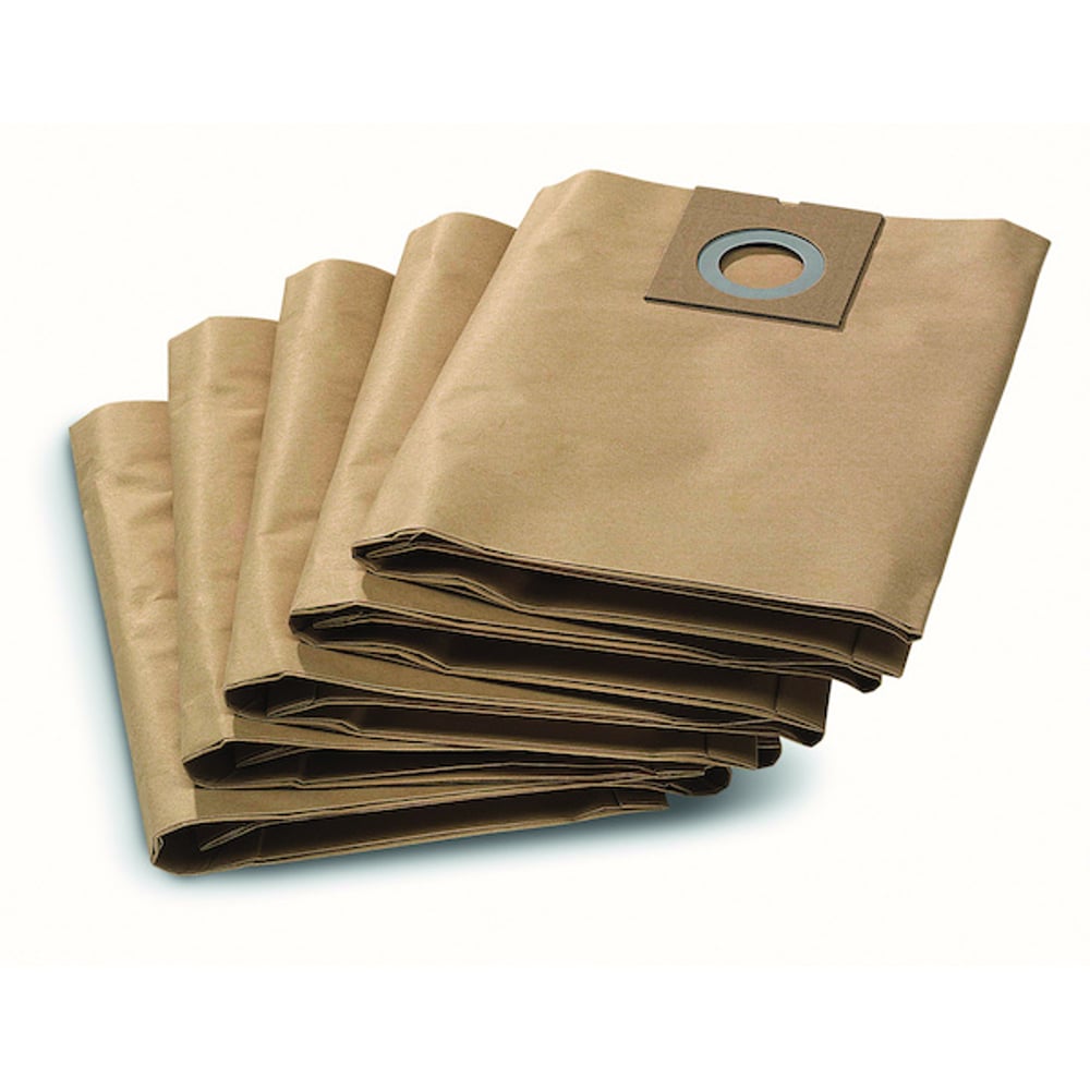 Paquet de 5 Filtres en papier KARCHER 6.904-290.0 pour NT 27/1 - 3